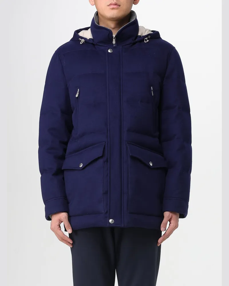 Brunello Cucinelli Jacke herren Blau