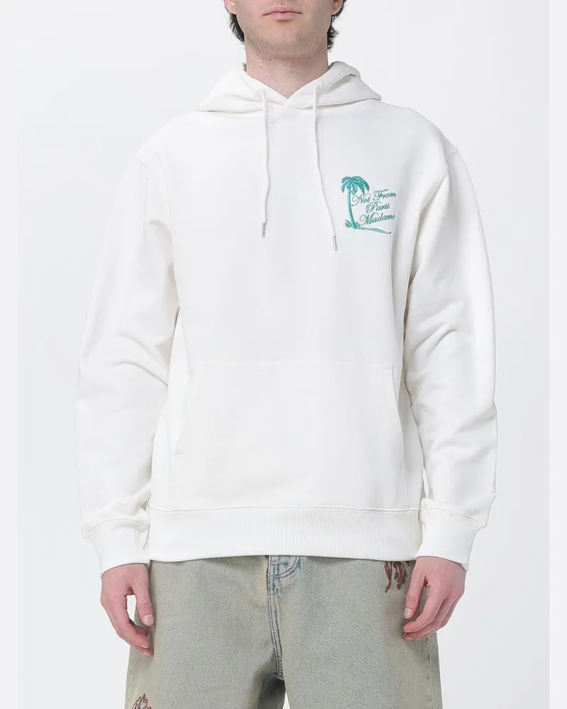 Drôle de Monsieur Sweatshirt herren Weiß