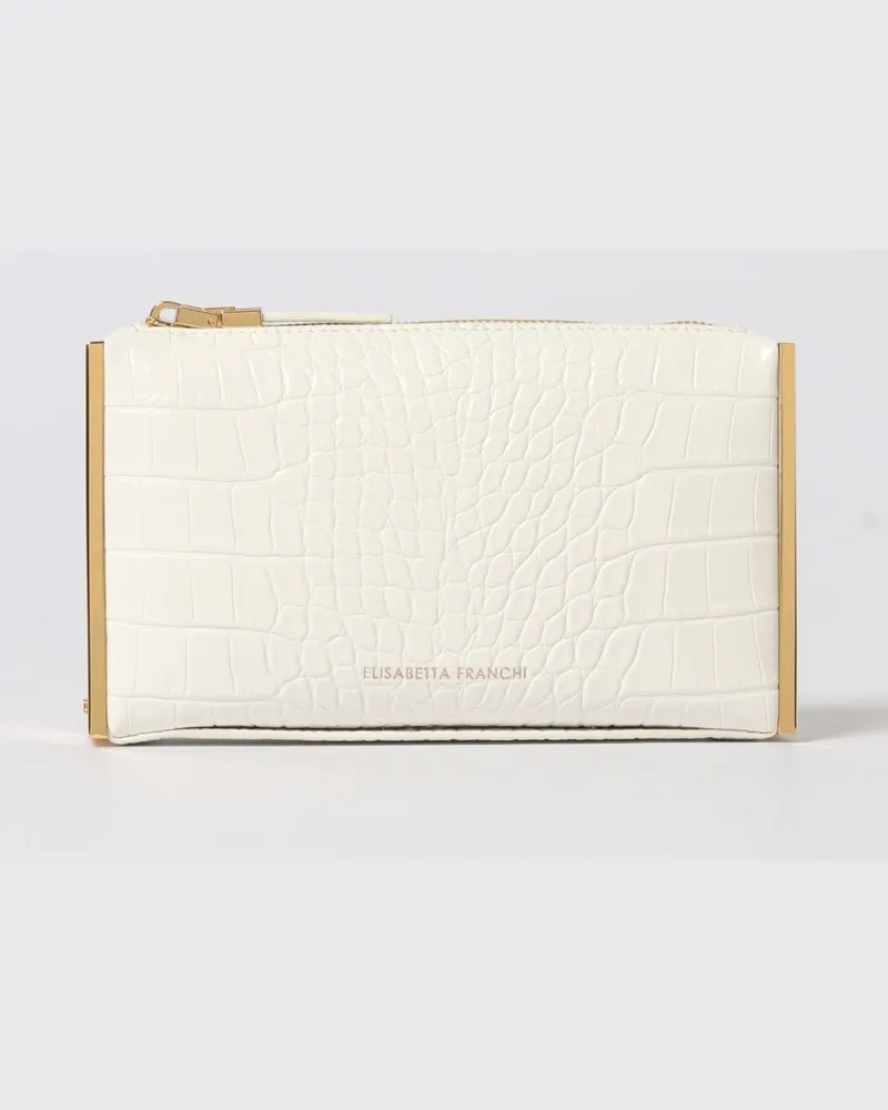 Elisabetta Franchi Handtasche damen Ivory