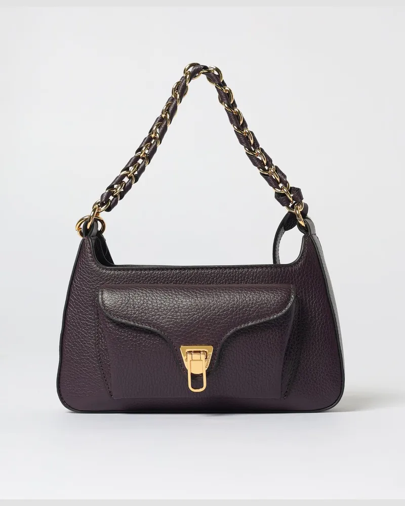 Coccinelle Schultertasche damen Pflaume