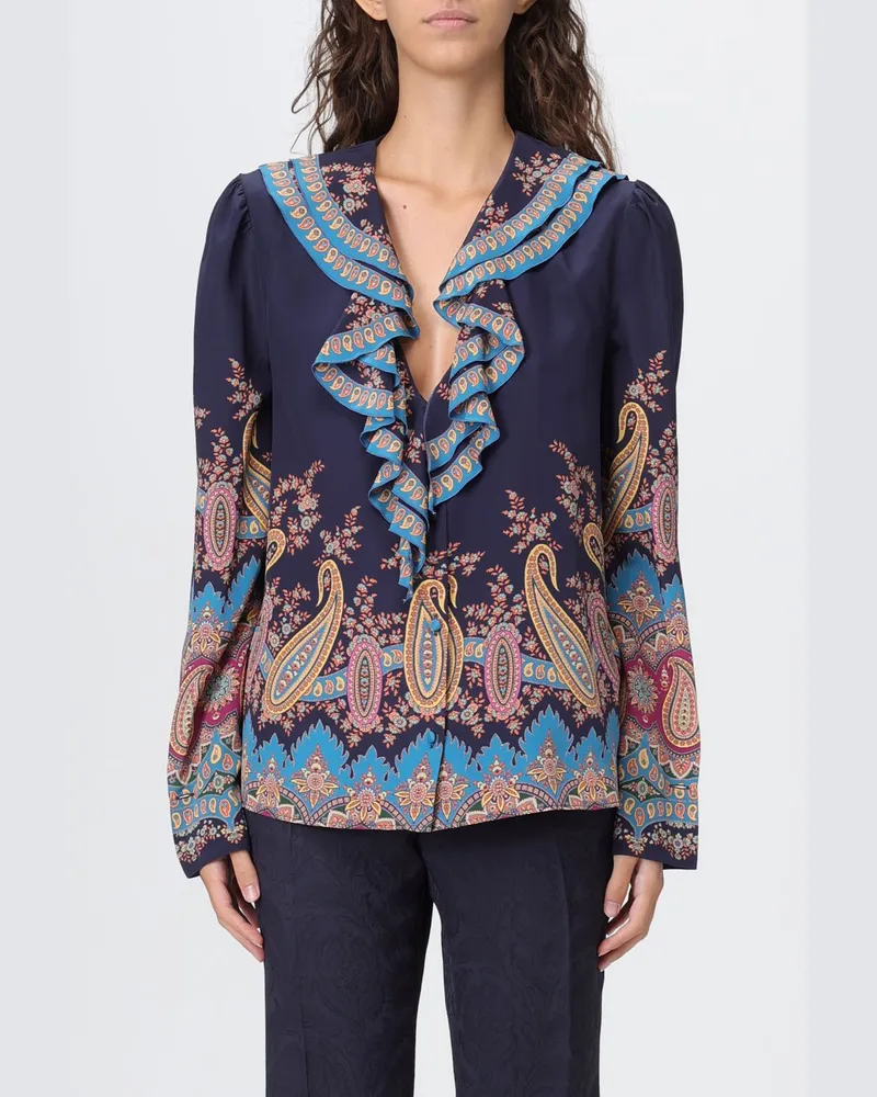 Etro Hemdbluse damen Blau