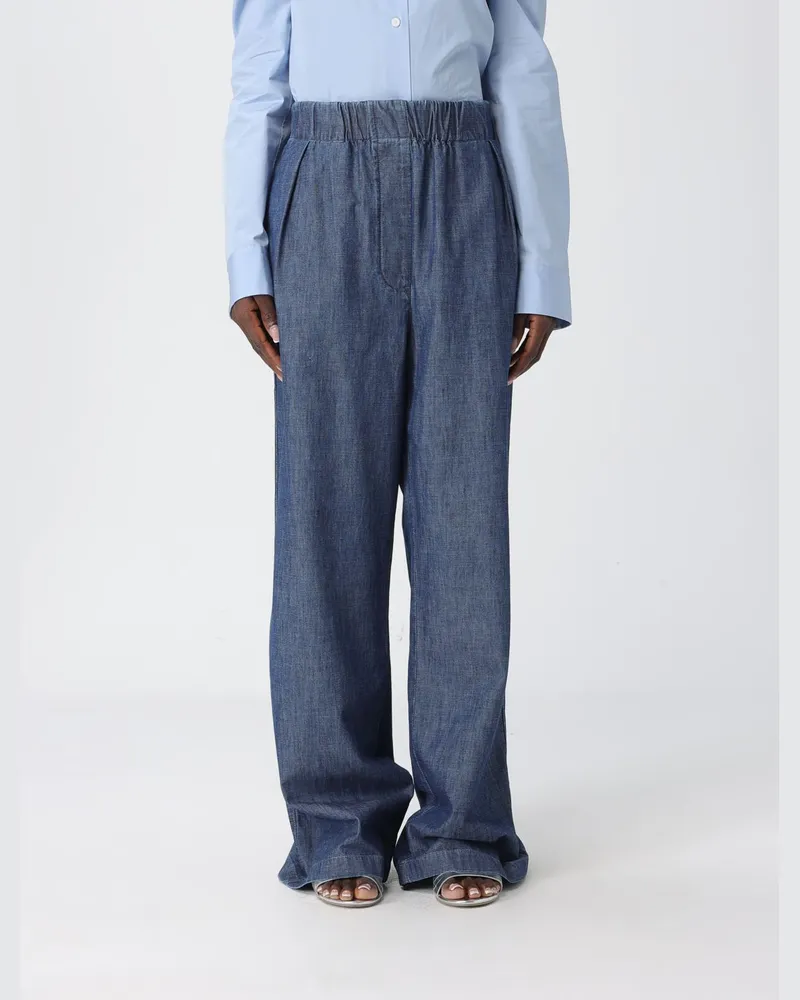 Jil Sander Hose damen Blau
