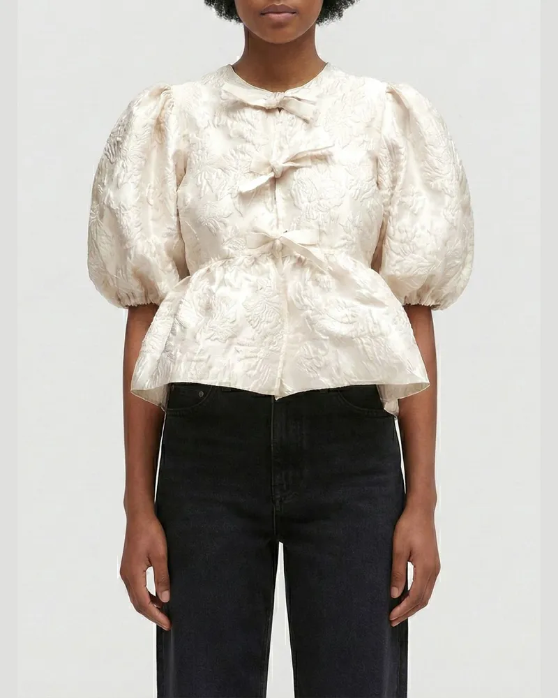 Ganni Top damen Weiß