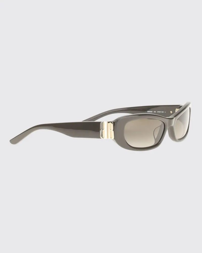 Balenciaga Cosmo Rechteckige Sonnenbrille aus recyceltem Acetat Braun