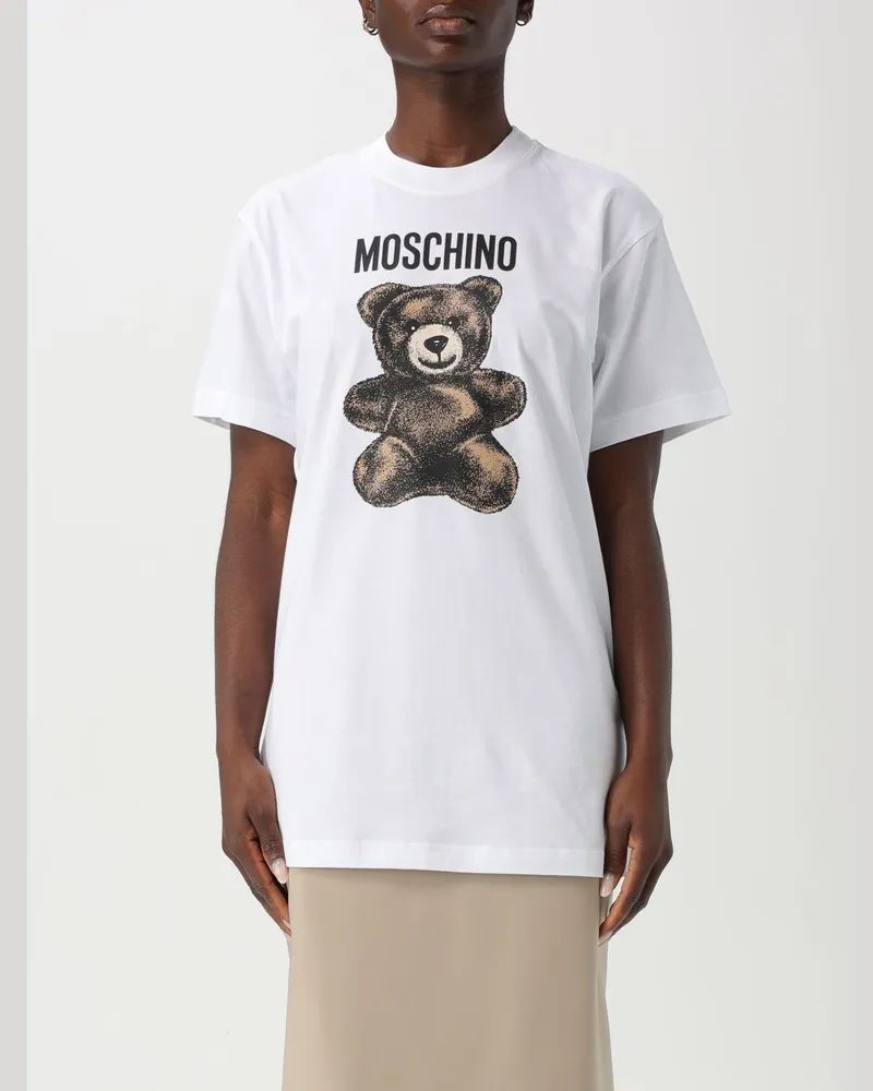 Moschino T-shirt damen Weiß