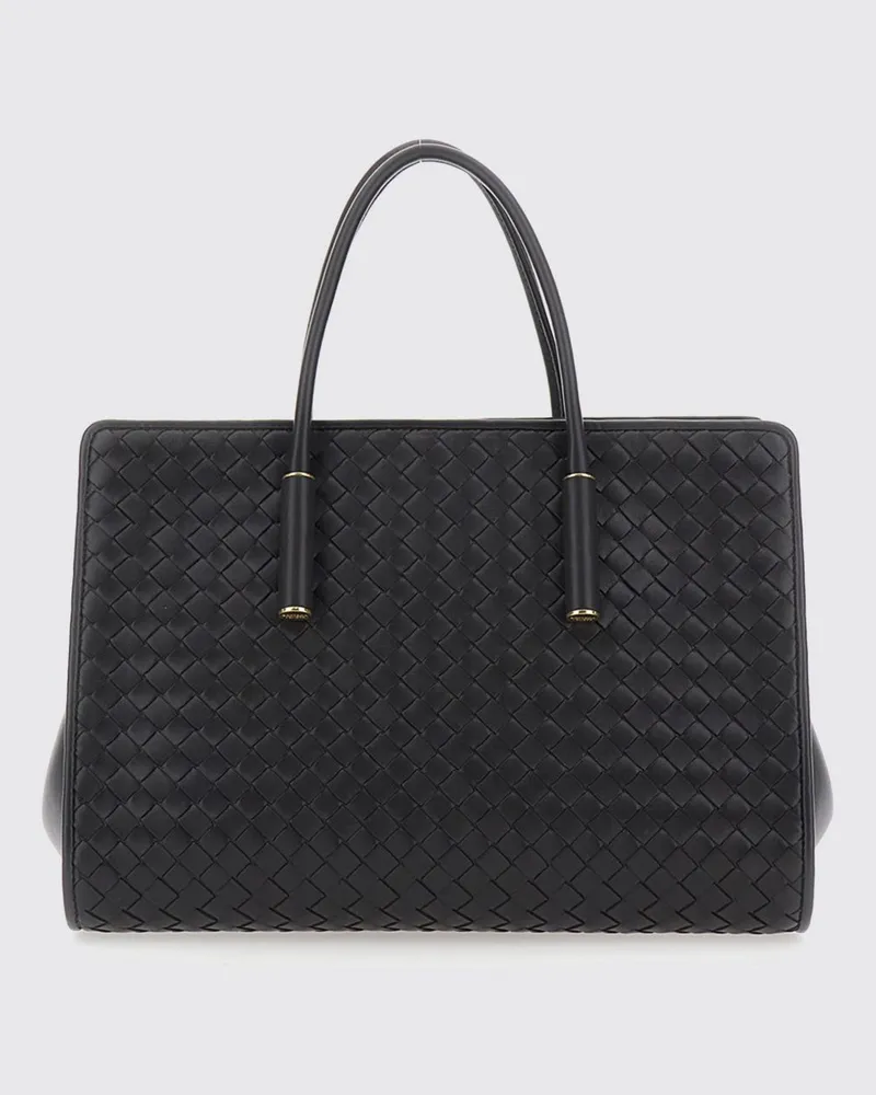 Bottega Veneta Barbara Handtasche aus Intrecciato-Lammleder Kaffee