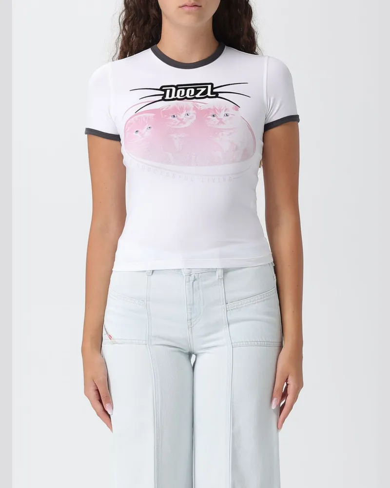 Diesel T-shirt damen Weiß