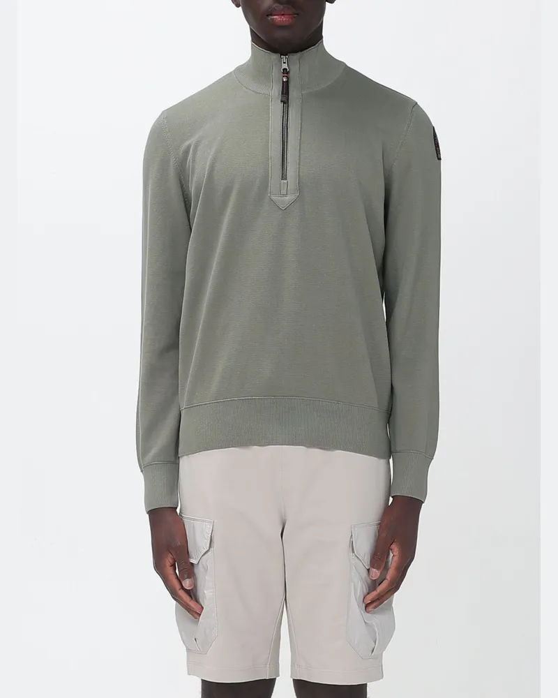 Parajumpers Rollkragenpullover mit Logo Grün