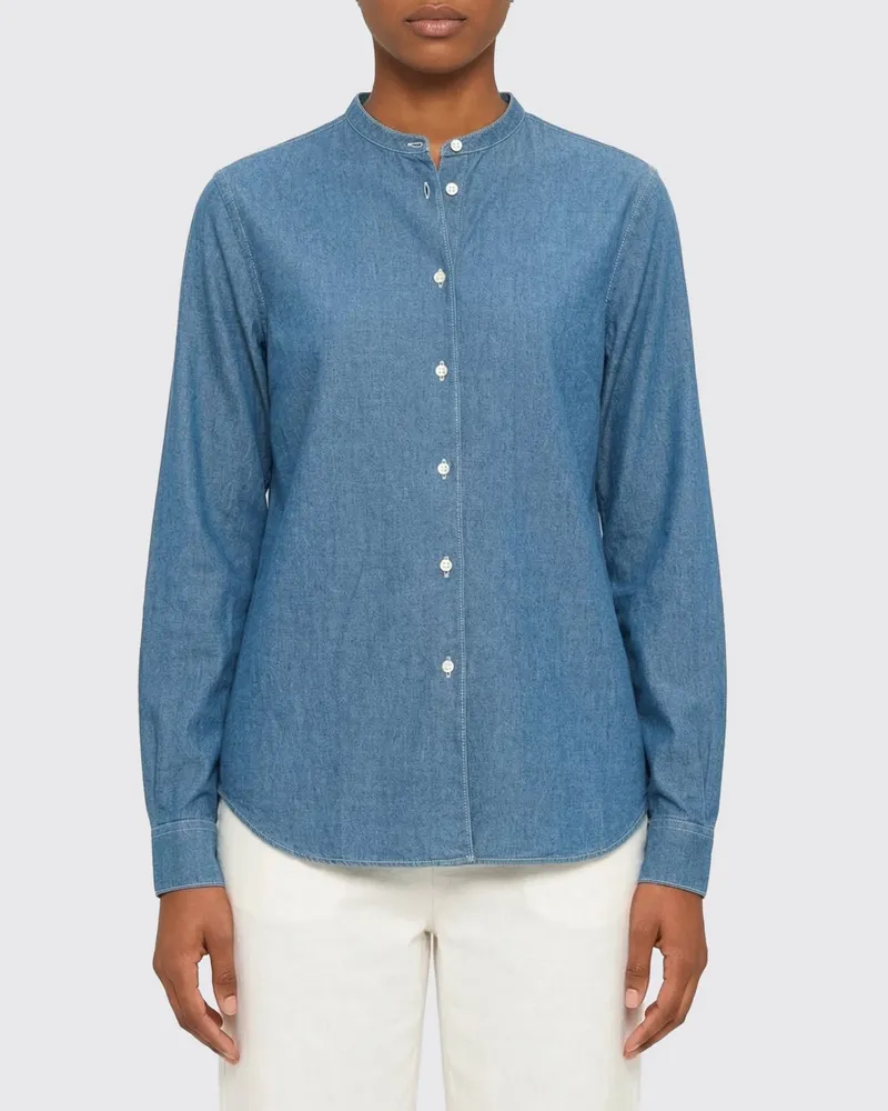 ASPESI Hemdbluse damen Hellblau