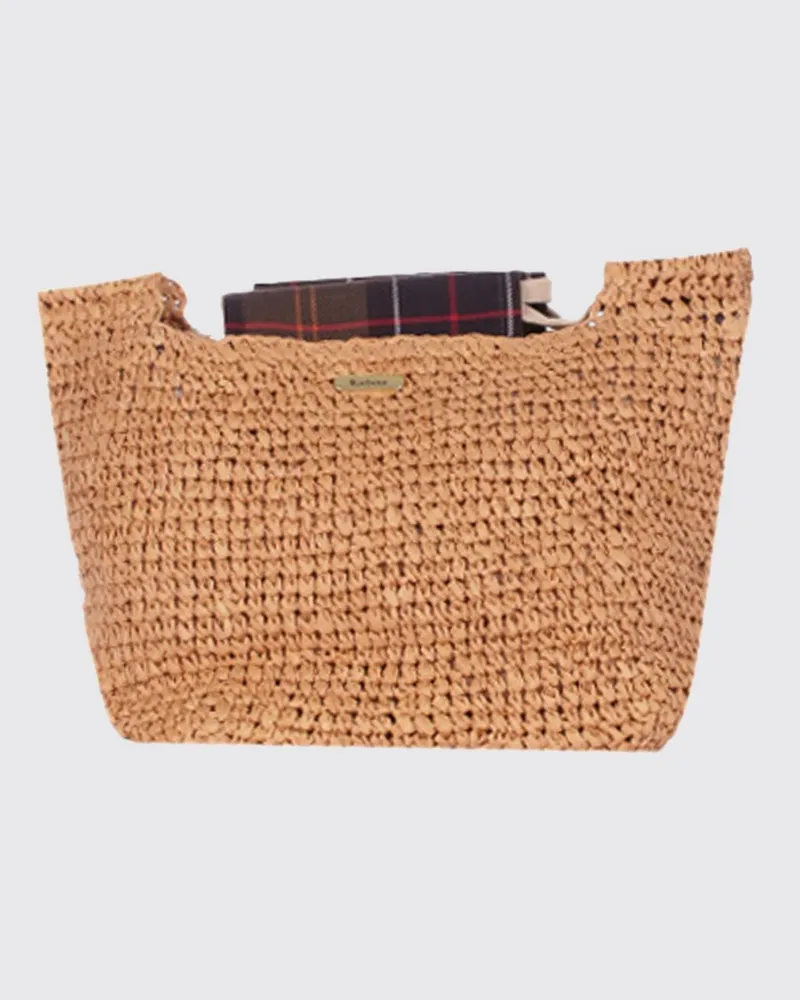 Barbour Schultertasche damen Beige