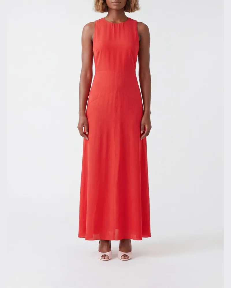 Erika Cavallini Langes Viskosekleid Rot