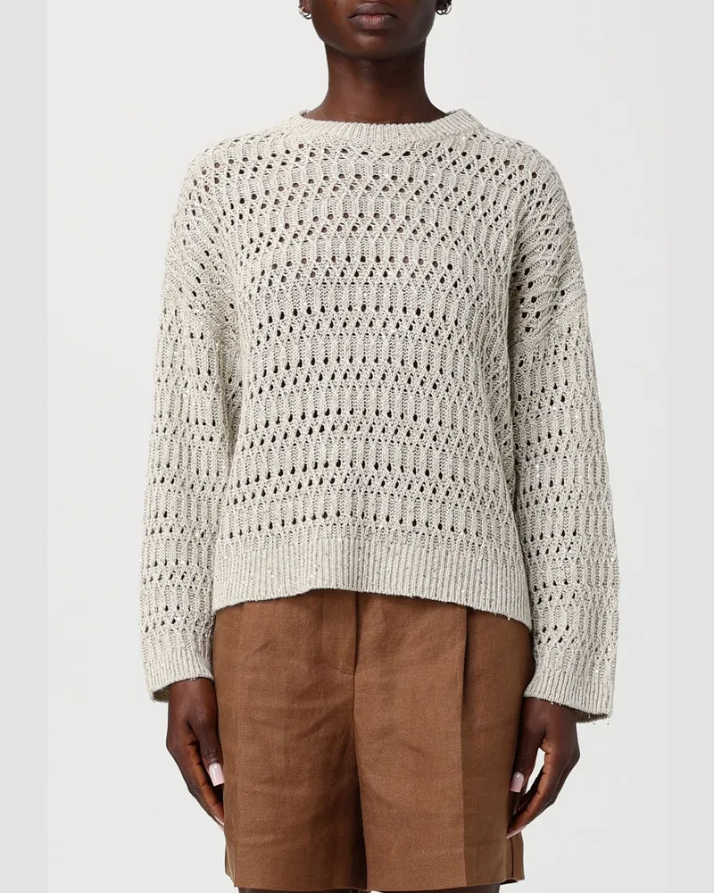 Brunello Cucinelli Pullover damen Beige