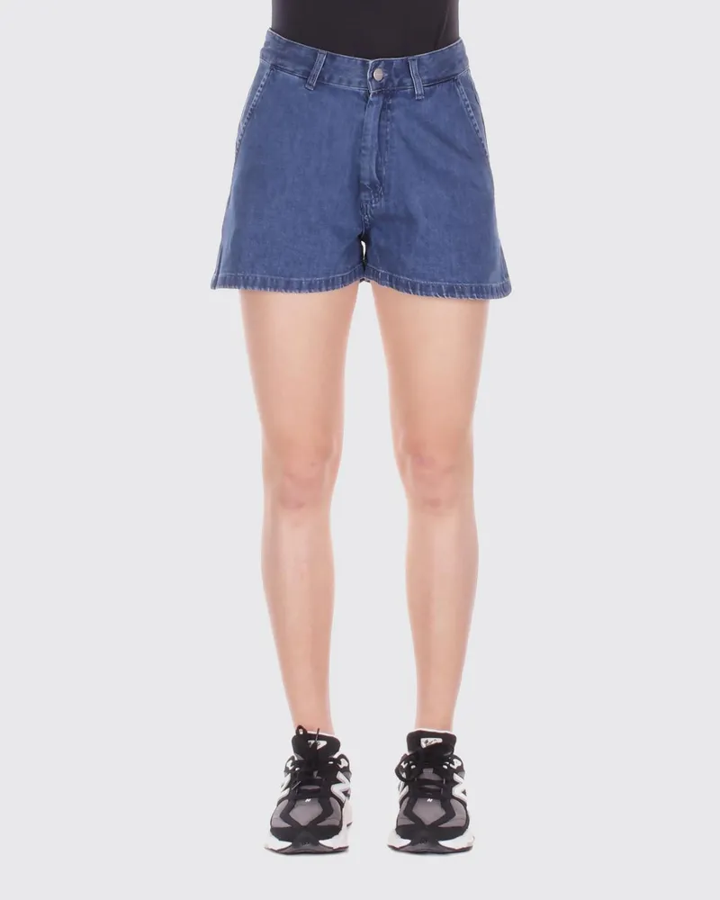 Carhartt WIP Baumwolldenim-Shorts Navy