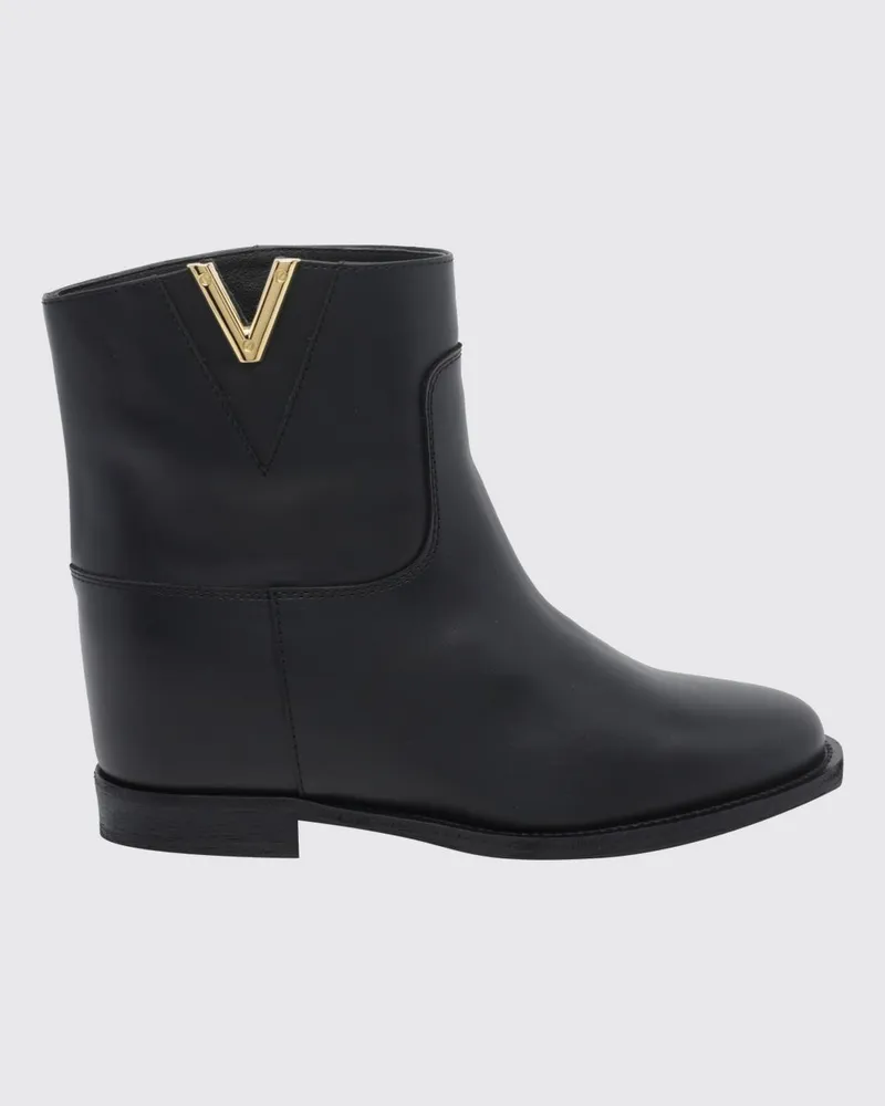 Via Roma 15 Stiefel damen Schwarz