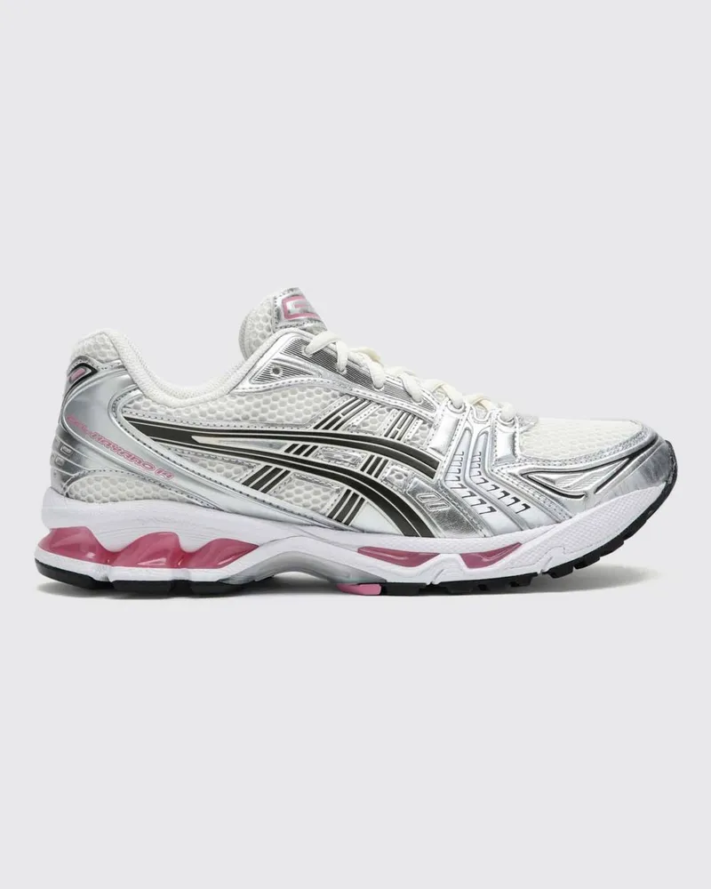Asics Gel-Kayano 14 Mesh-Sneaker mit GEL-Technologie und gekerbter Sohle Cream