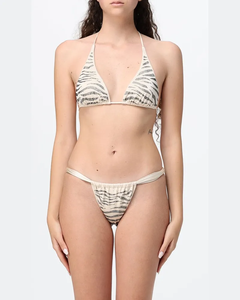 MC2 Saint Barth Besticktes Bikini-Top Dark