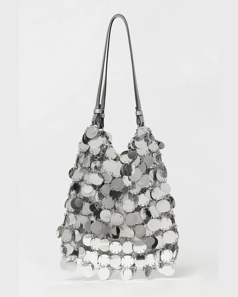Paco Rabanne Handtasche damen Silber
