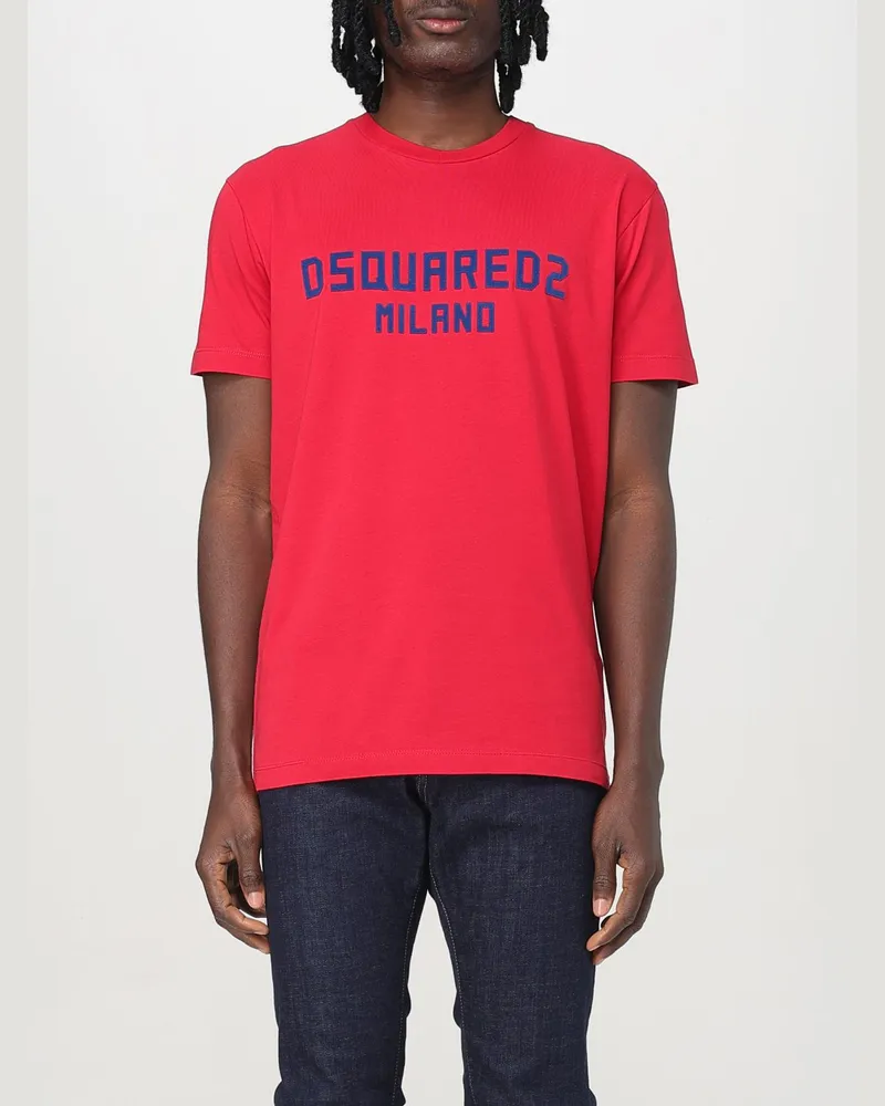 Dsquared2 T-shirt herren Rot