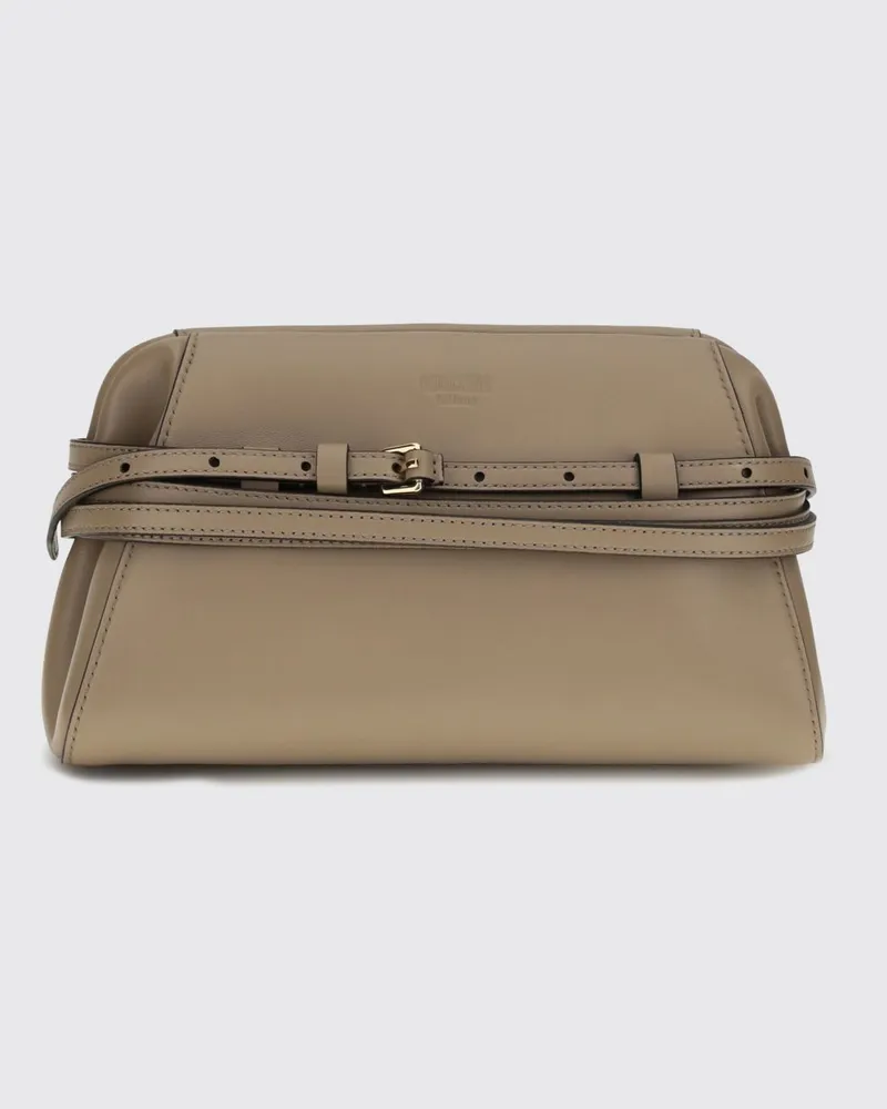 Moschino Schultertasche damen Ecru