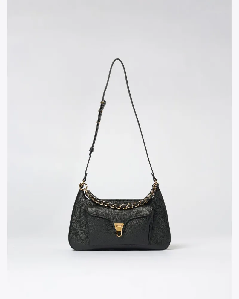 Coccinelle Schultertasche damen Schwarz