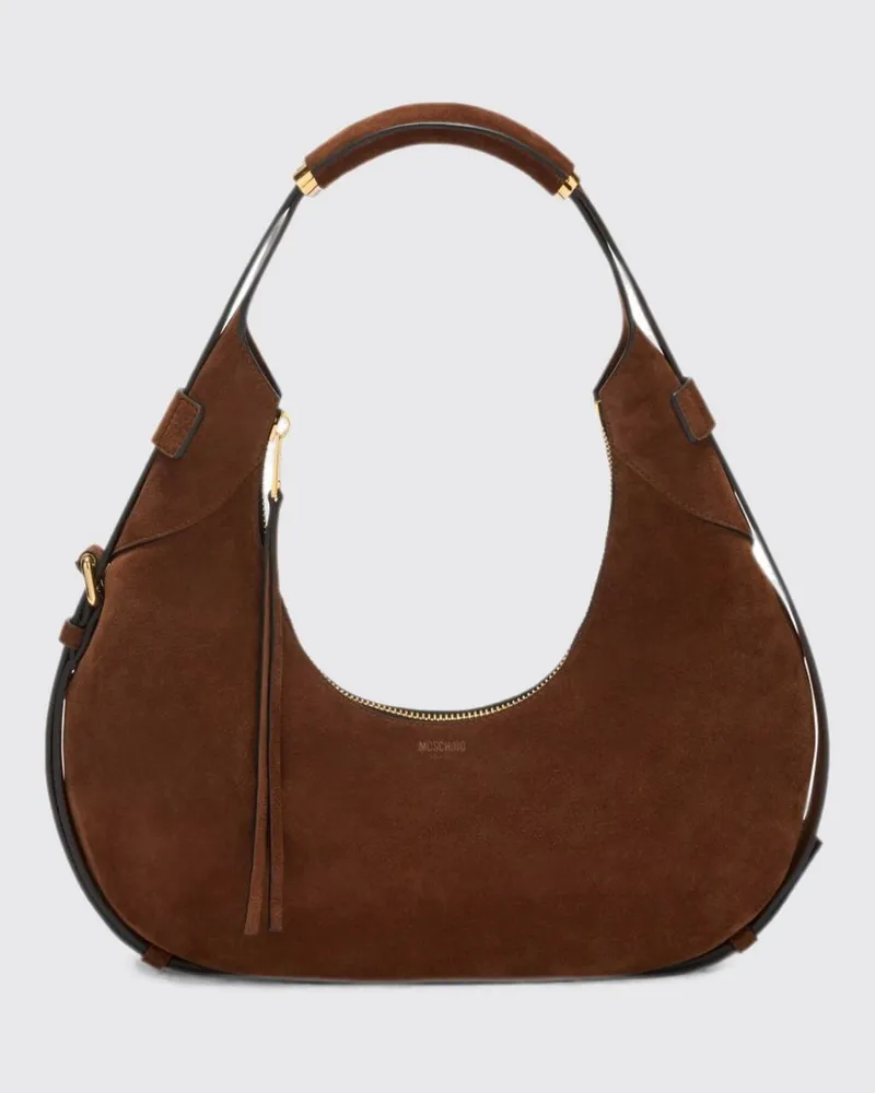 Moschino Schultertasche damen Braun