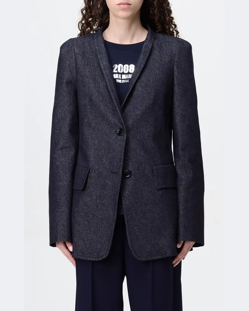 Max Mara Jacke damen Blau