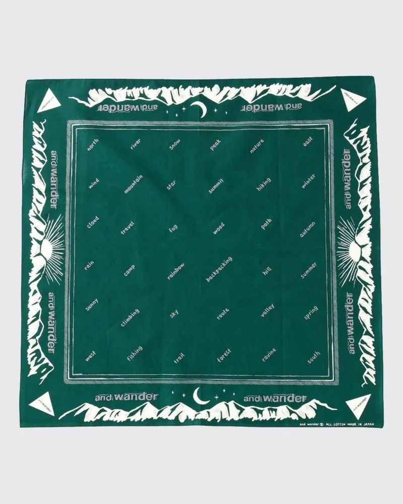 and wander Schal herren Grün