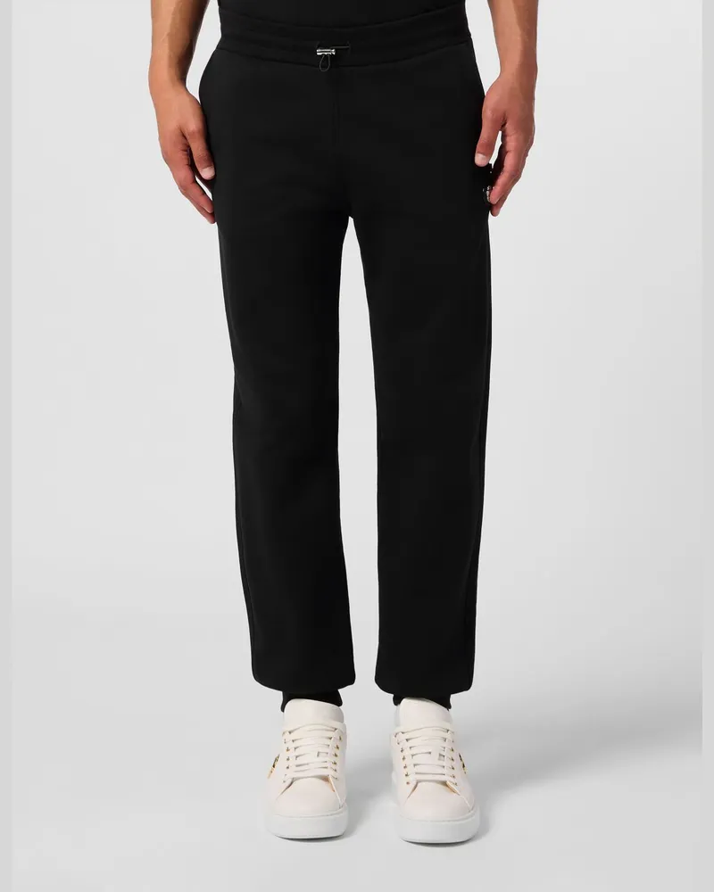 Billionaire Jogginghose aus Baumwolle mit Kordelzug und schrägen Taschen Schwarz