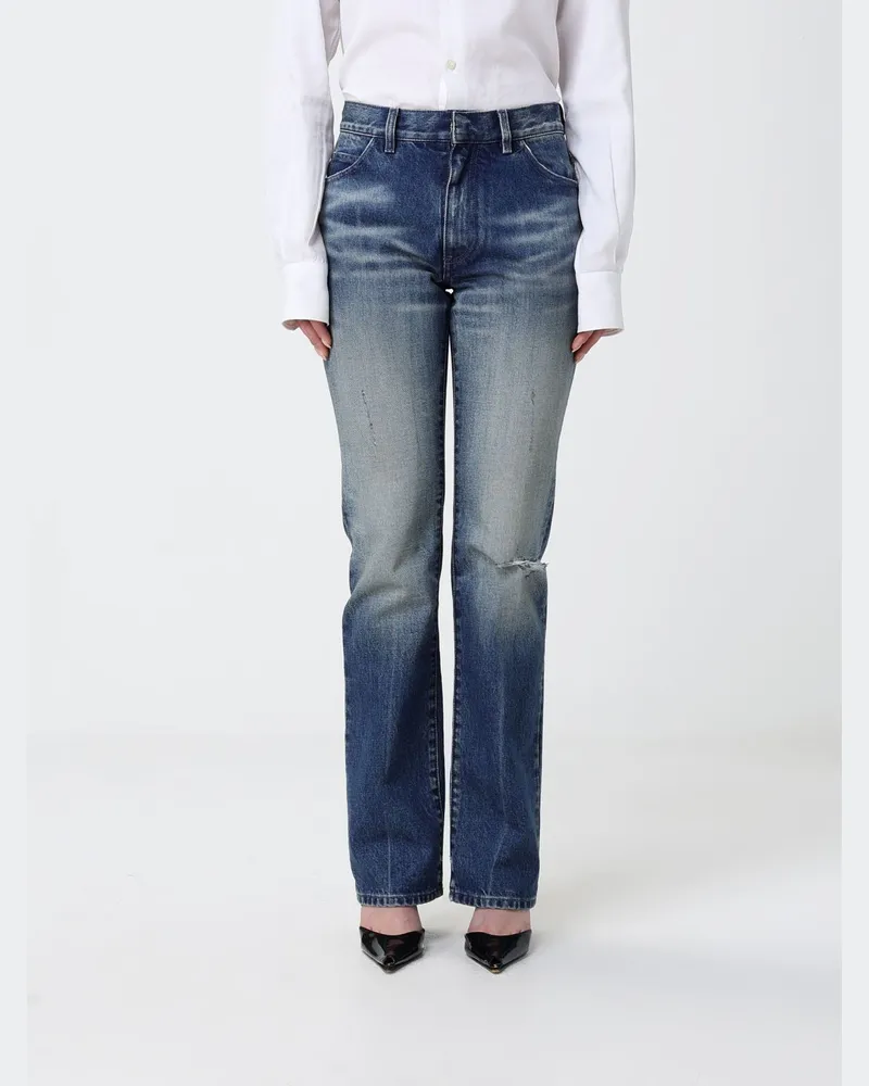 Maison Margiela Slim Fit Denim Jeans Blau