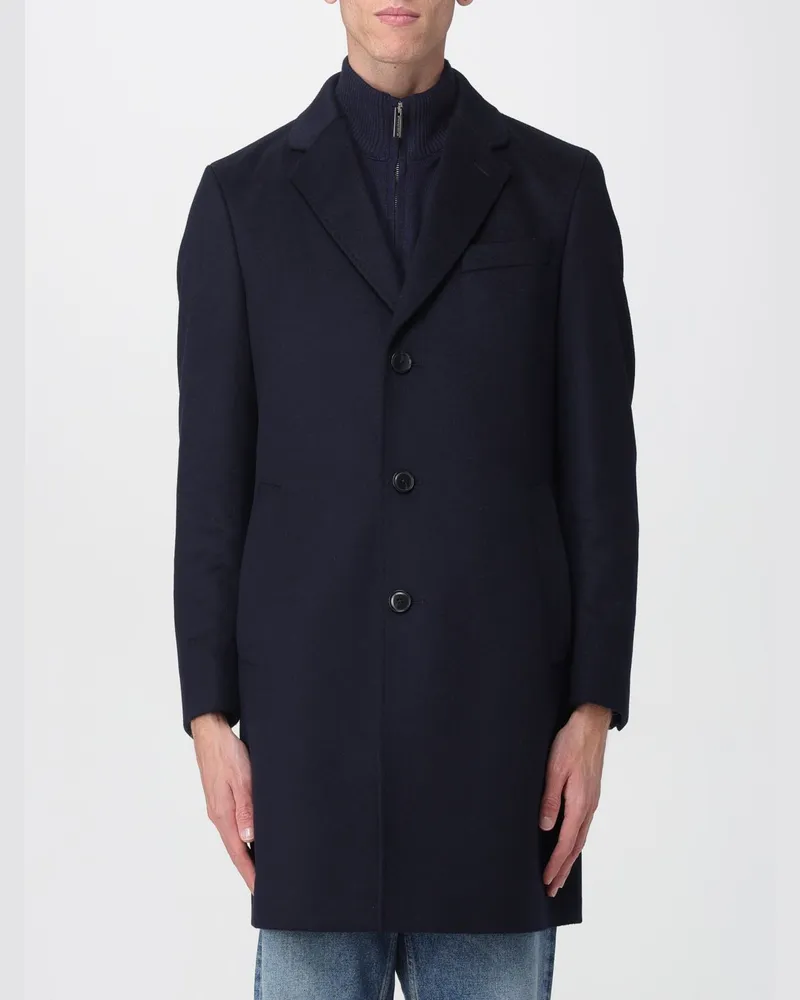HUGO BOSS Mantel herren Blau