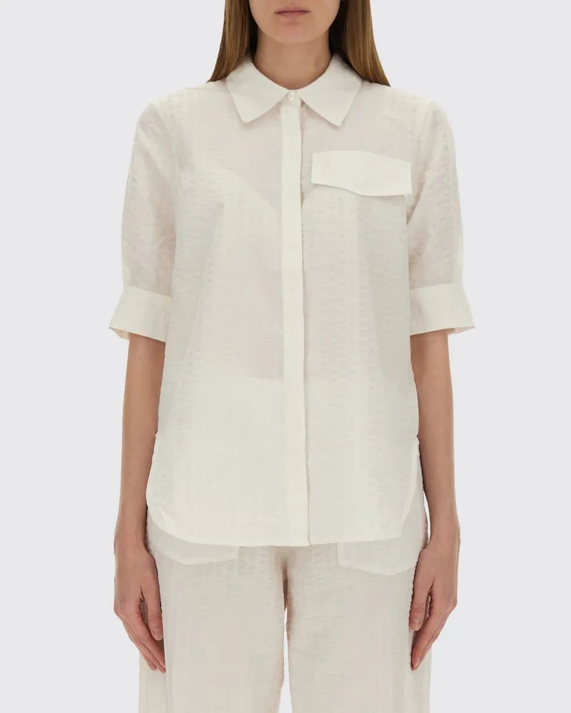 Baum und Pferdgarten Hemdbluse damen Weiß