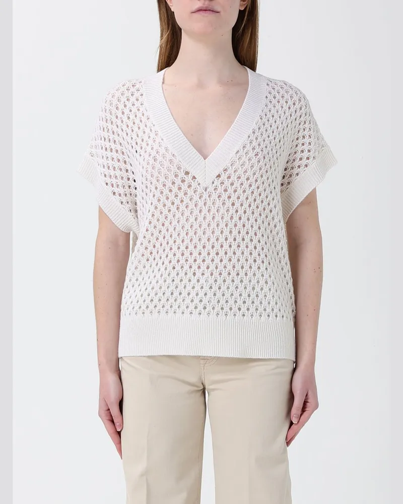 ALLUDE T-shirt damen Weiß