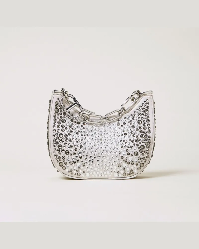 Twin-Set Schultertasche damen Silber