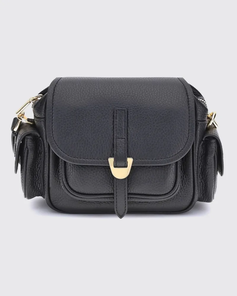 Coccinelle Schultertasche damen Schwarz