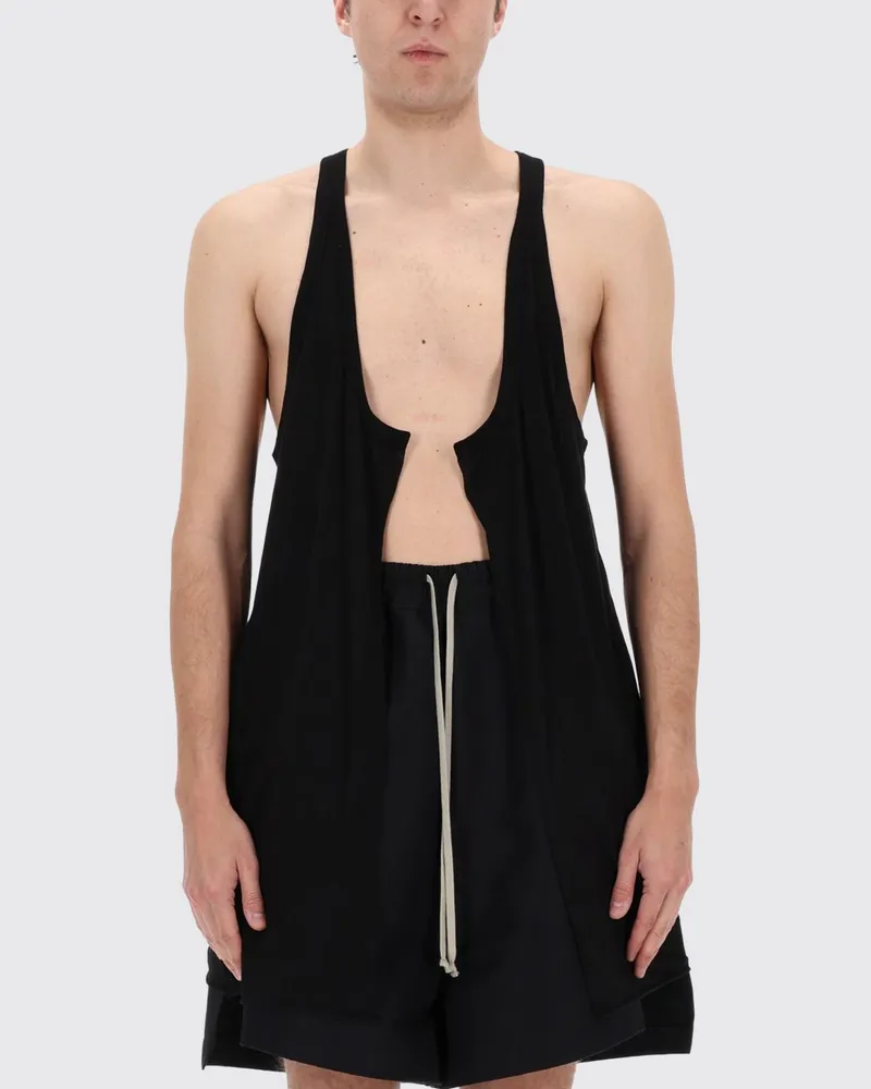 Rick Owens Tank top herren Schwarz