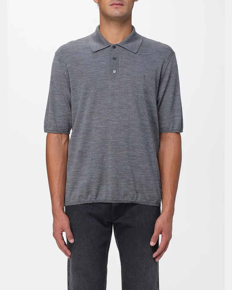 Saint Laurent Polo herren Grau