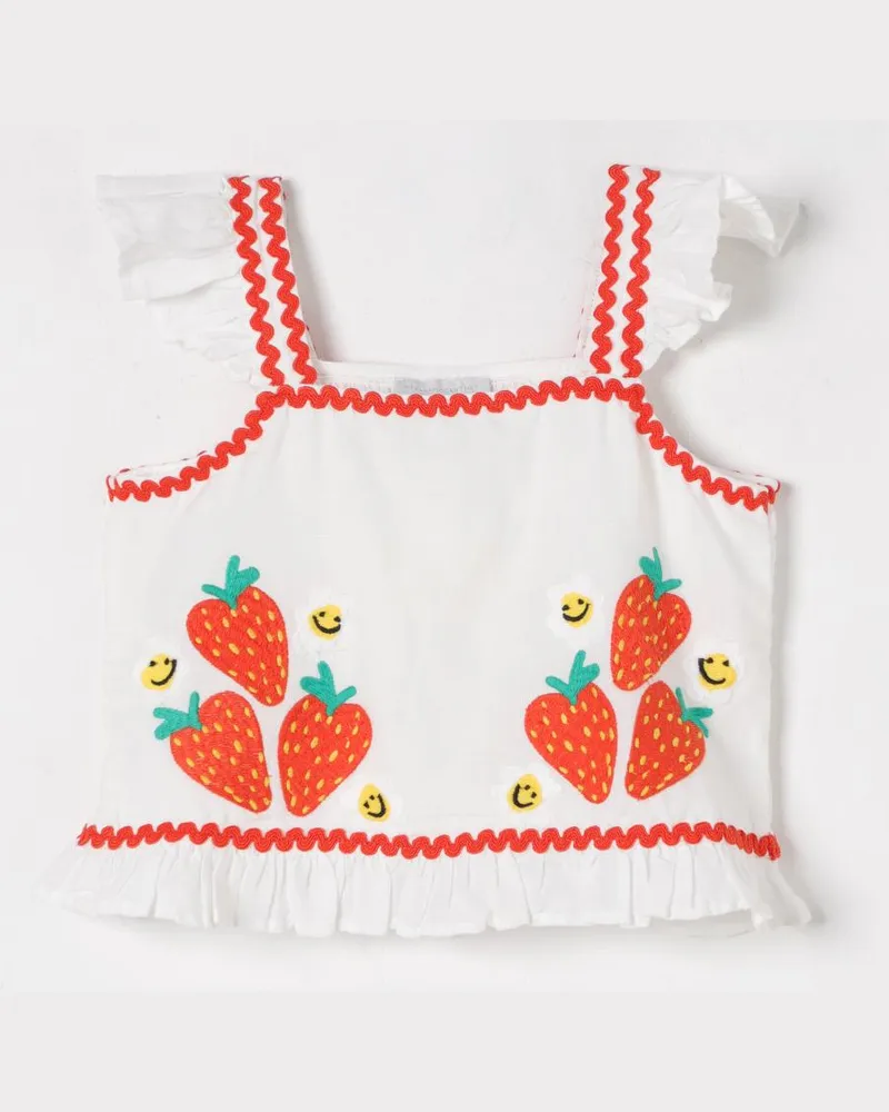 Stella McCartney Kids Top kinder Ivory