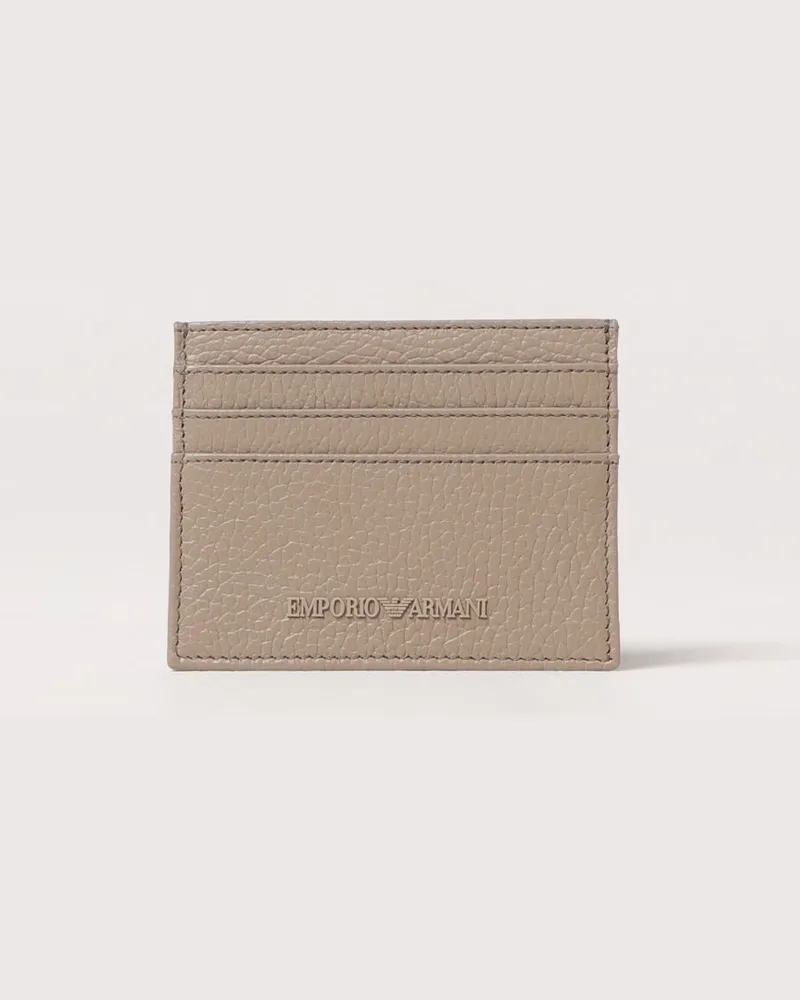 Emporio Armani Portmonnaie herren Taubengrau