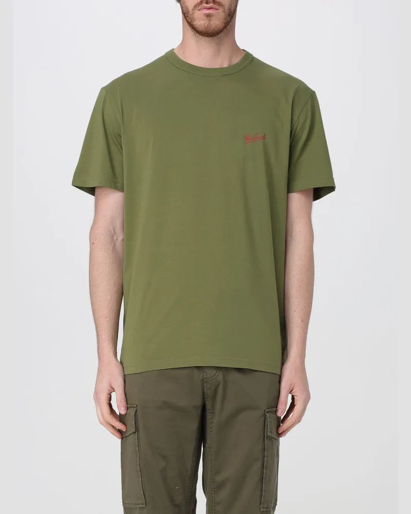 Woolrich T-shirt herren Grün