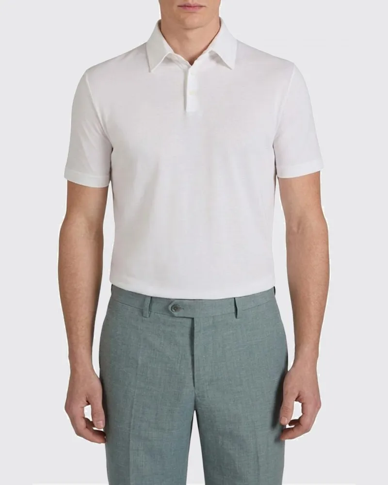 Zanone Polo herren Weiß