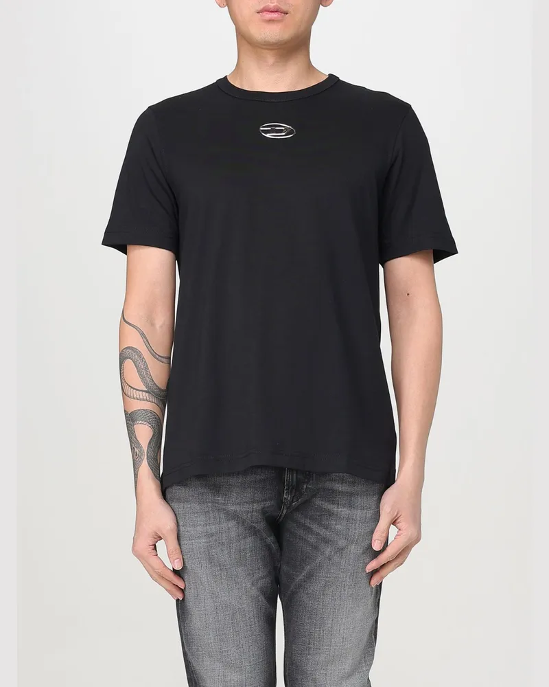 Diesel T-shirt herren Schwarz