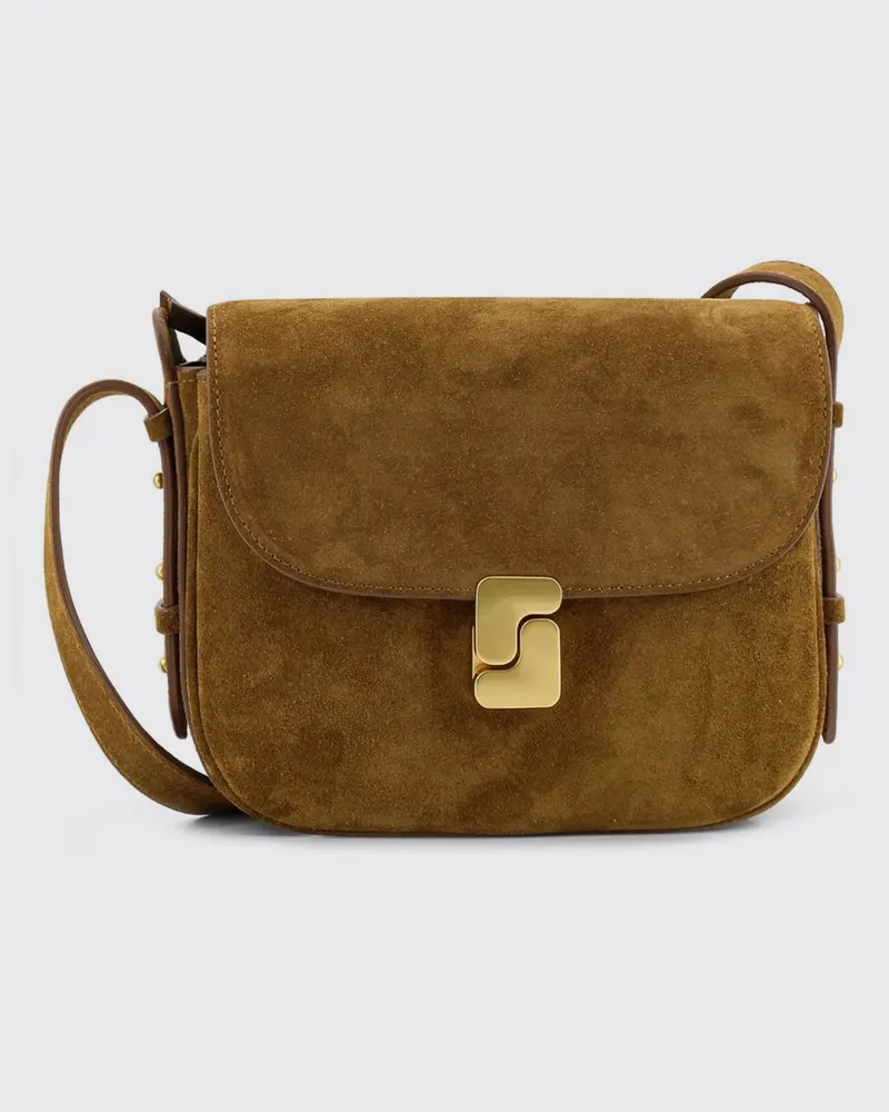 Soeur Schultertasche damen Braun