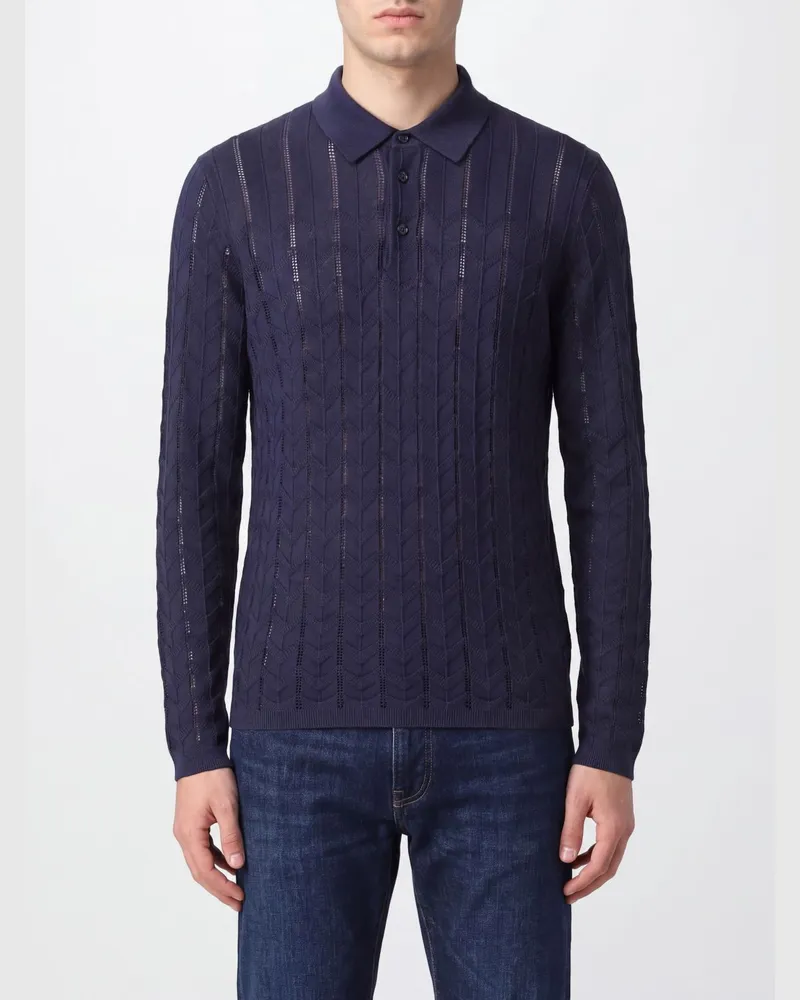 Emporio Armani Pullover herren Blau