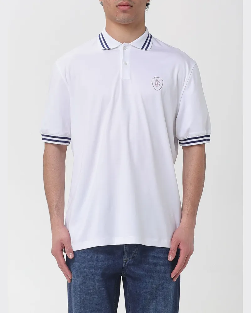 Brunello Cucinelli Polo herren Weiß