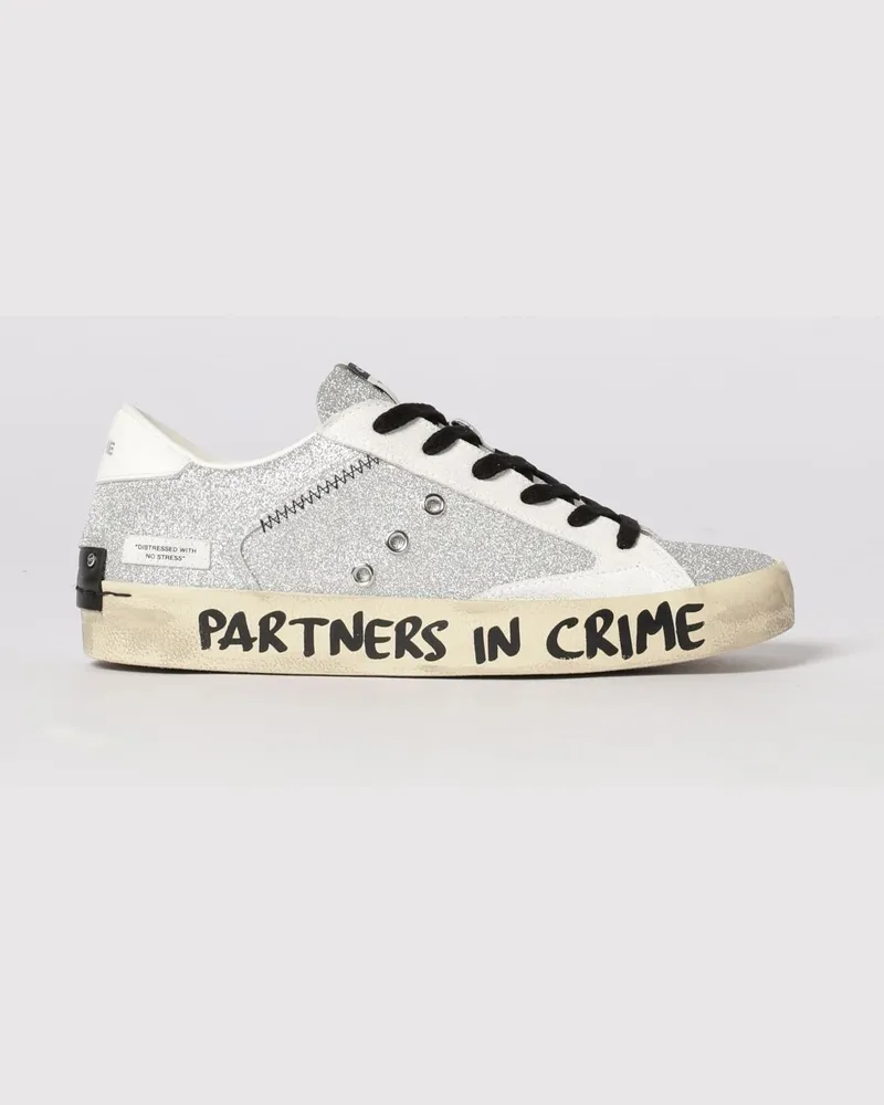 Crime Sneakers damen Silber