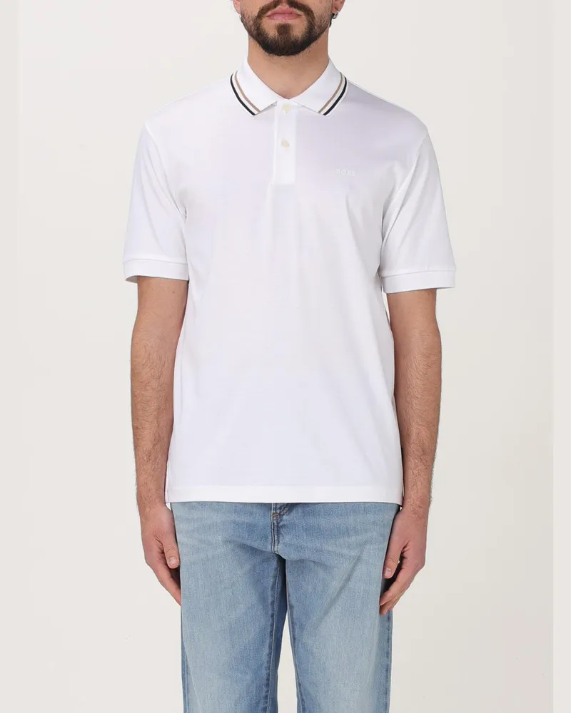 HUGO BOSS Polo herren Weiß