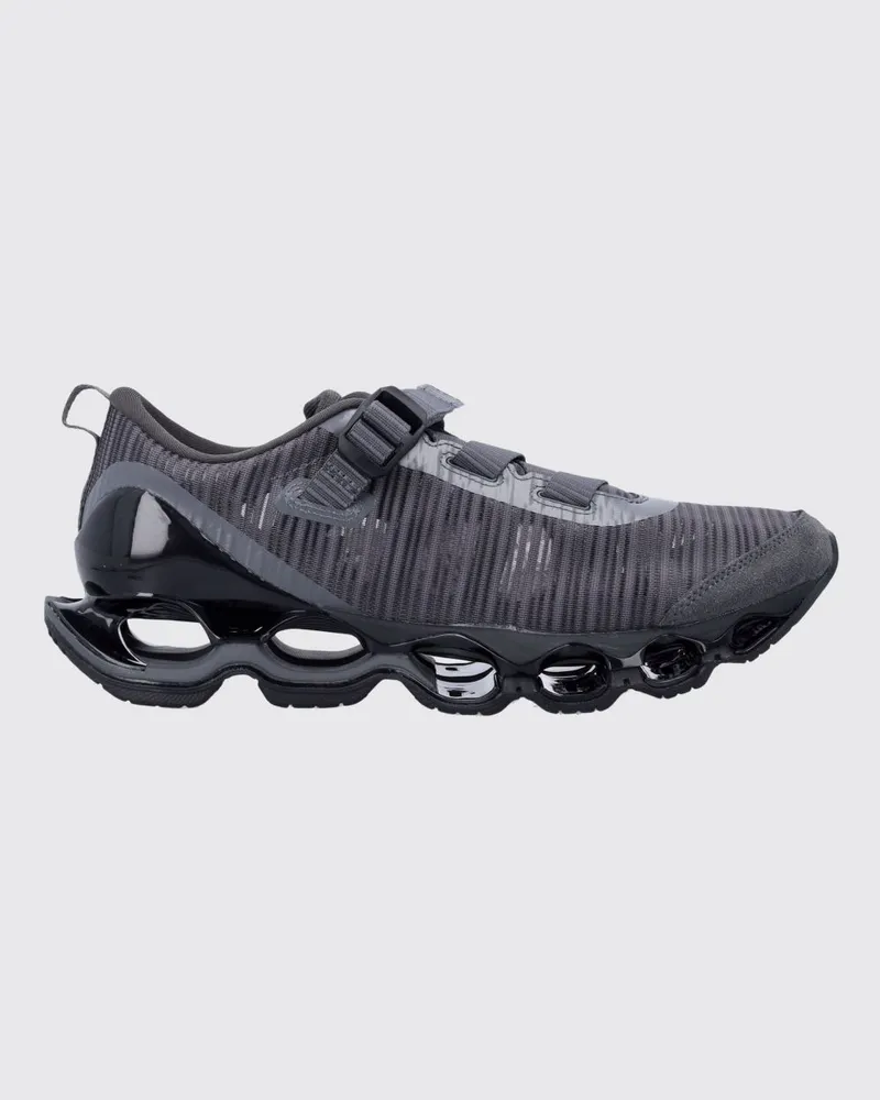 Mizuno Wave Prophecy Strap 2 gestreifte Mesh-Sneakers Schwarz