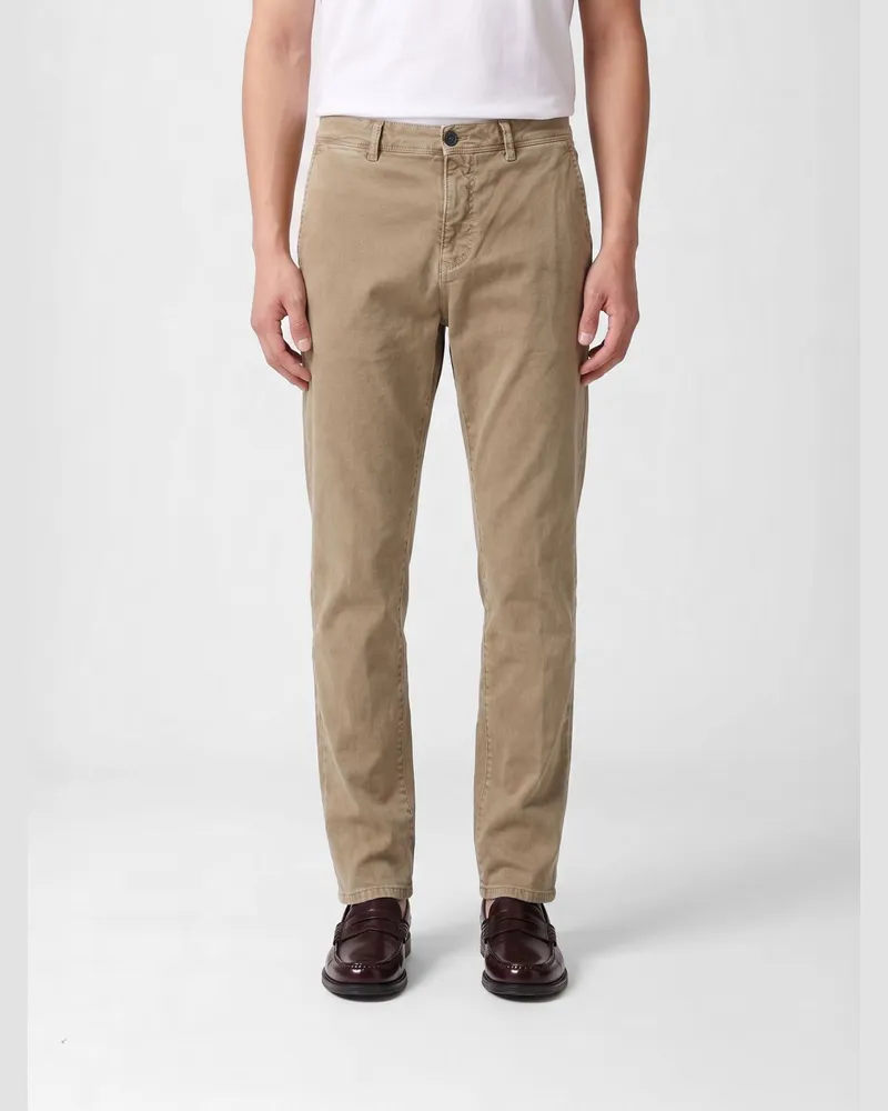 PT TORINO Stretch-Baumwoll-Chino Weiß