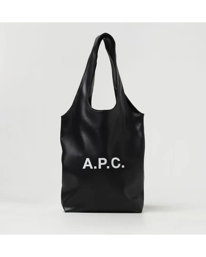 A.P.C. Ninon Tasche aus Kunstleder Schwarz