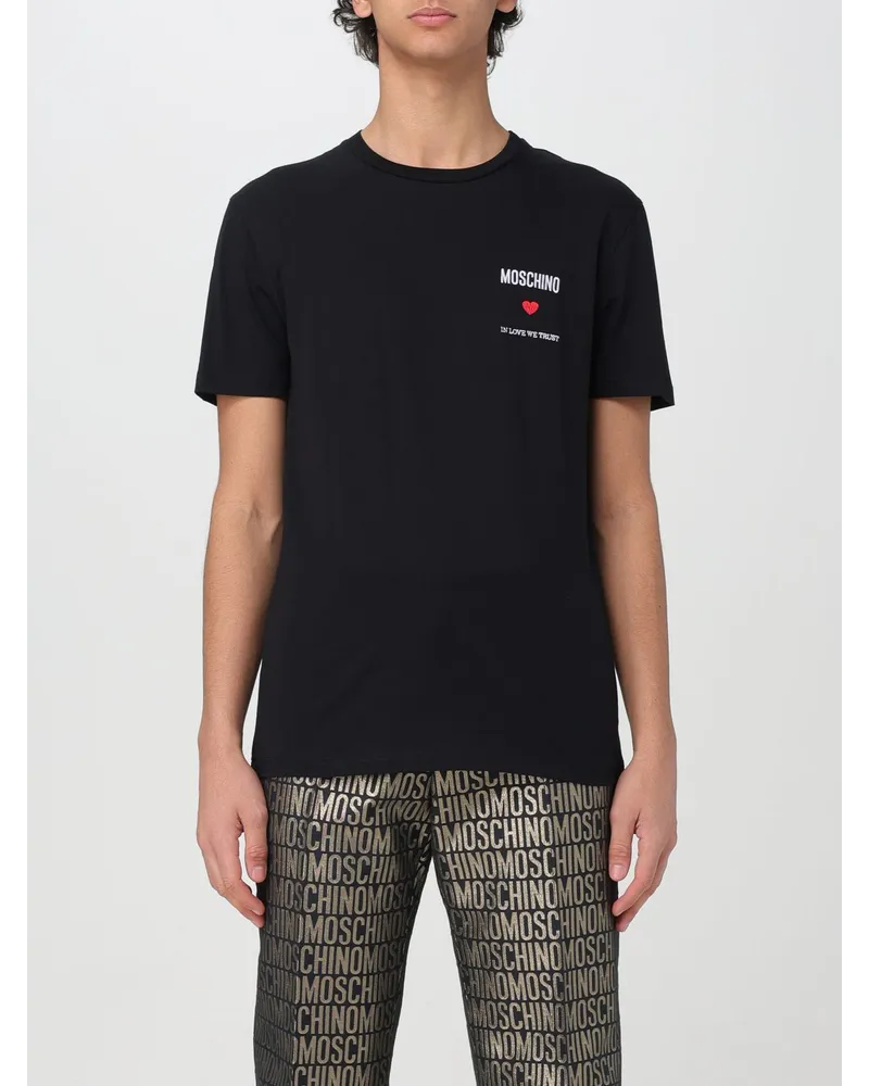 Moschino T-shirt herren Schwarz